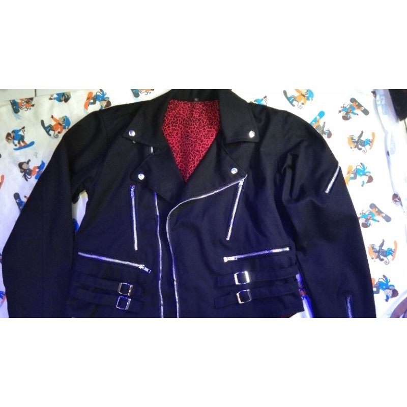 Jaket Punk jeans denim ( model Devector)