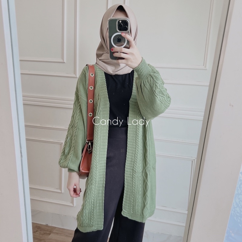 Clara Import Long Cardy Rajut Premium