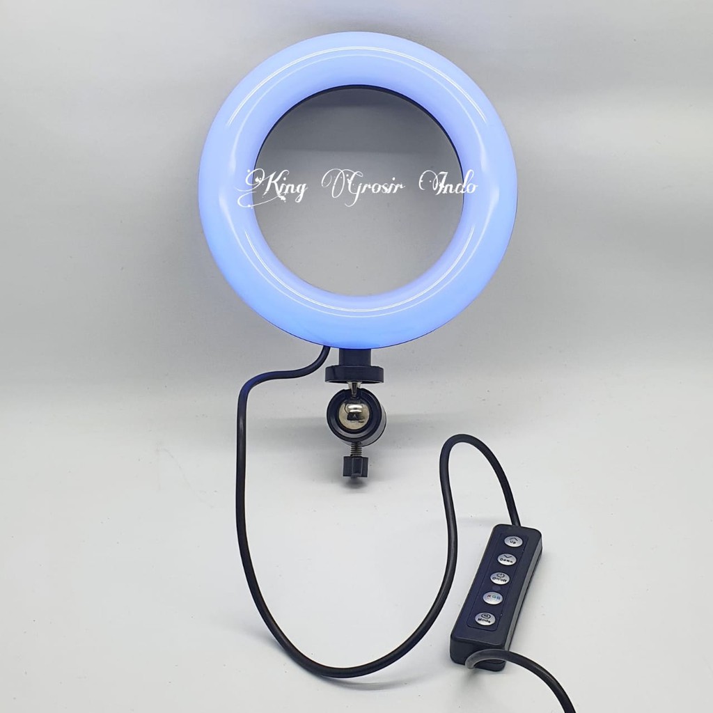 Soft Ring Light / RGB LED MJ16 Lampu Selfie Studio Photo ( 6 Inch / 16 cm )