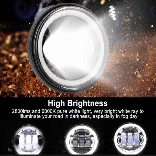 Daymaker 4.5 inch EA hitam Ring