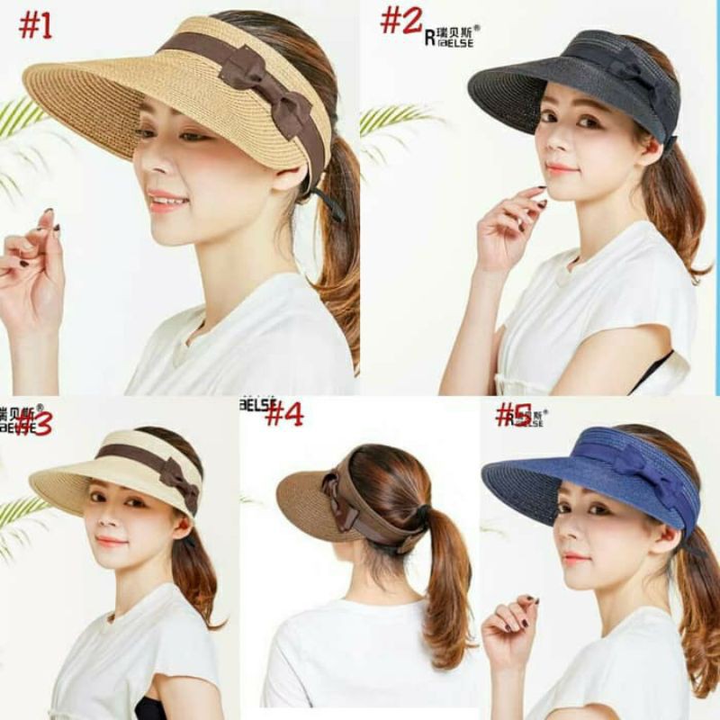 Topi Caddy Paper roll pita CP2 / Topi pantai / Topi caddy dewasa / Topi Caddy Import