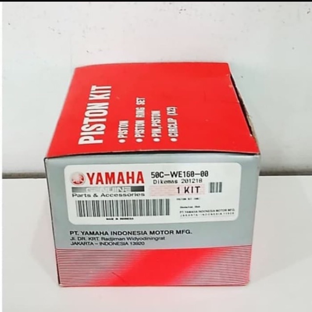 PISTON KIT JUPITER MX NEW ASLI ORI YAMAHA 50C WE160 00