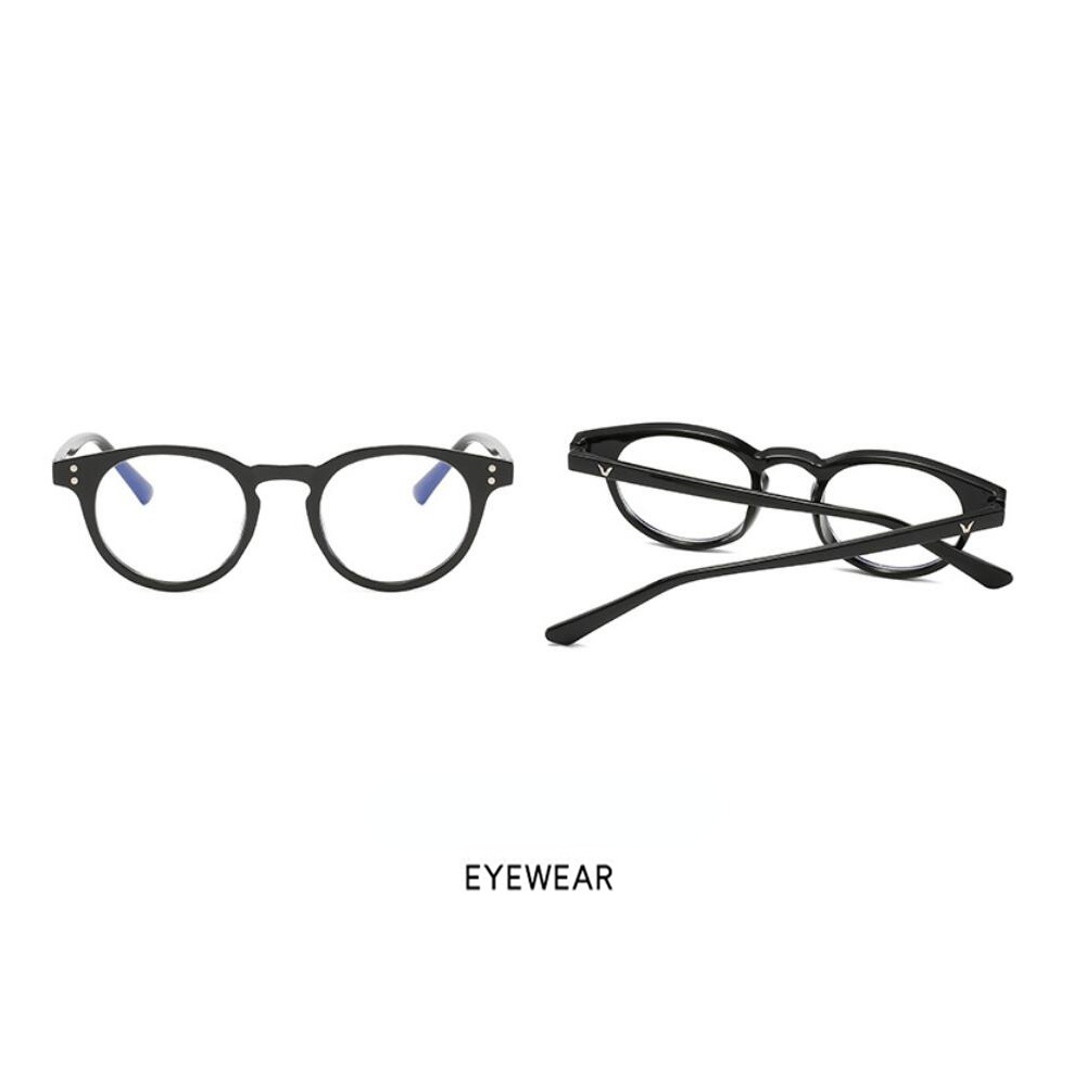 Kacamata Lensa Flat frame PC Gaya Retro Untuk Priawanita