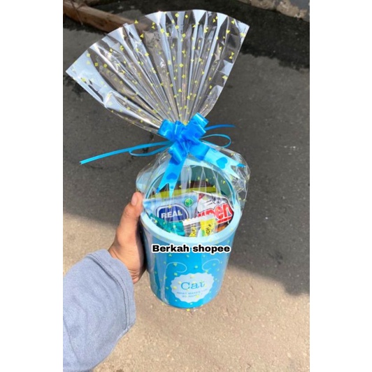 PARCEL KOTAK SAMPAH + SNACK BINGKISAN SNACK ULANG TAHUN