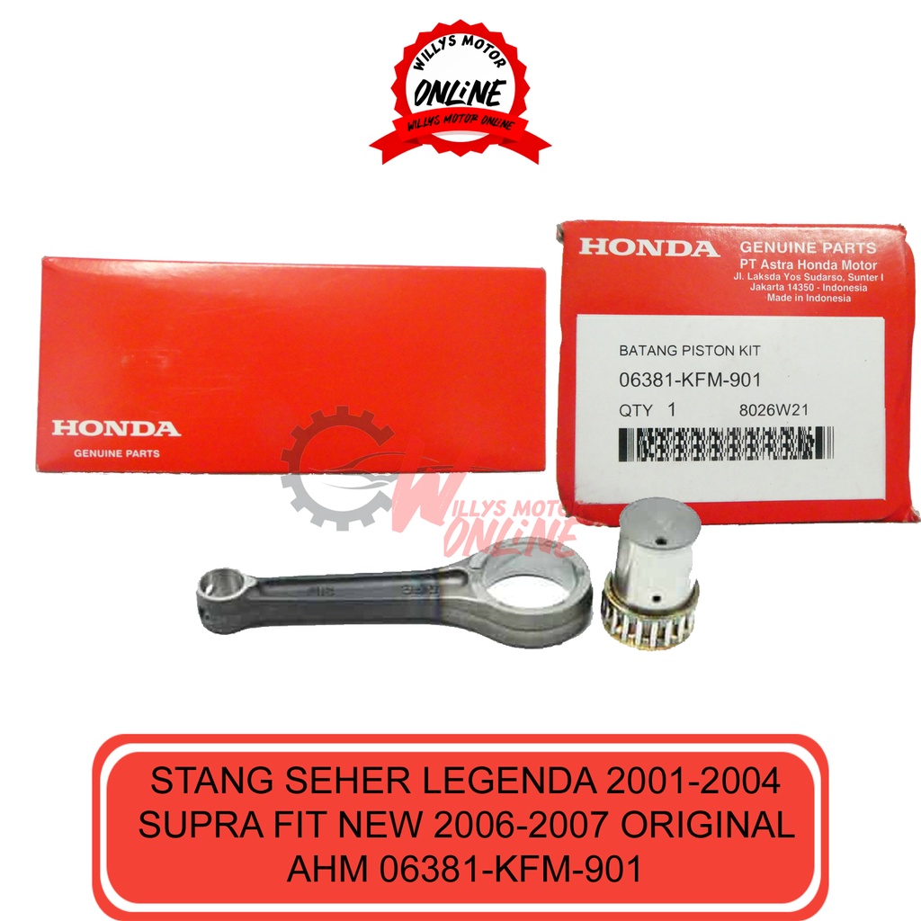 Stang Seher Stang Piston Legenda Supra Fit  Original AHM 06381-KFM-901