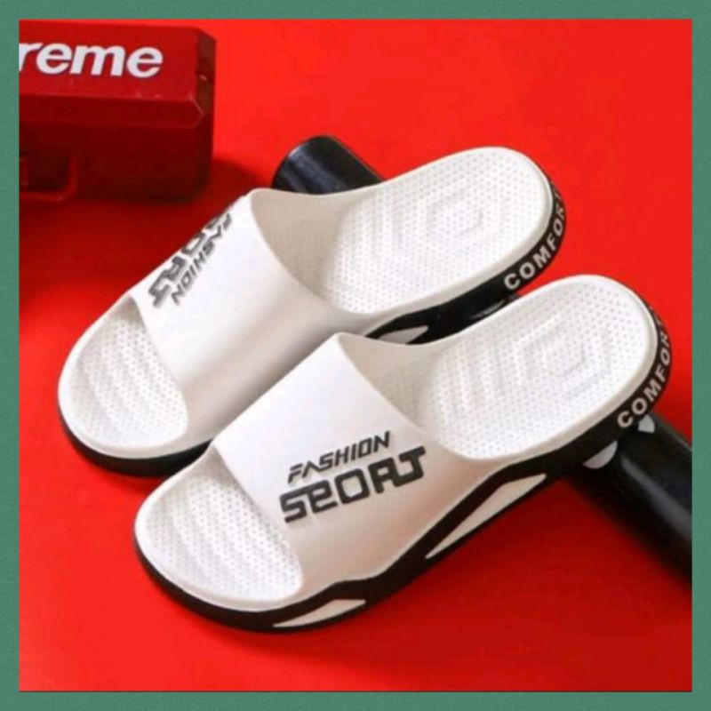 Sandal Pria Jelly Import Fashion Sport Slop Empuk Korea