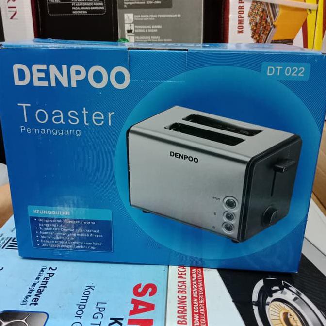 Toaster/Pemanggang Roti Denpoo DT 022D
