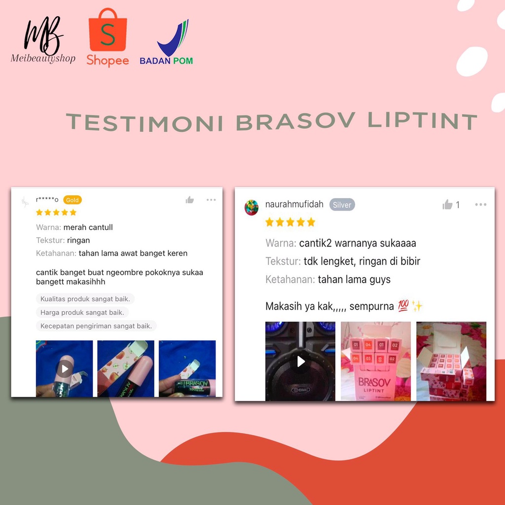 BRASOV LIPTINT 5GR ORIGINAL BPOM