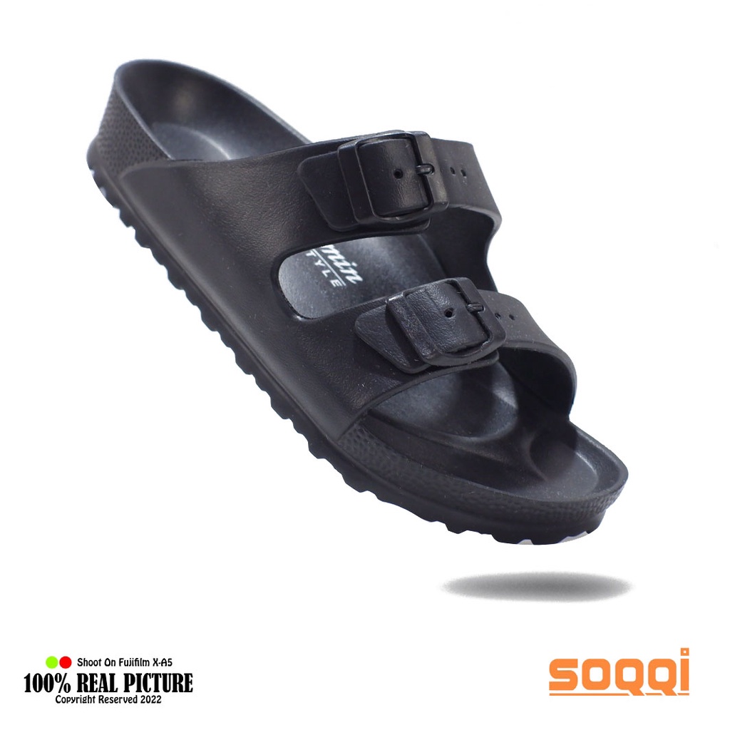 Sendal wanita selop karet jelly model ando ratu original sandal cewek perempuan dewasa slop model pylon casual slide slip on mules tahan air lentur branded Wespro 086 1B 36 40