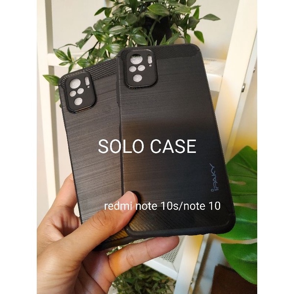 Soft Case Silikon Rugged Carbon Xiaomi Redmi Note 10 Redmi Note 10S