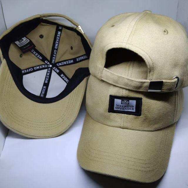 TOPI PRIA POLO CAPS CASUAL WEEKEND OFFENDER-Cream WO