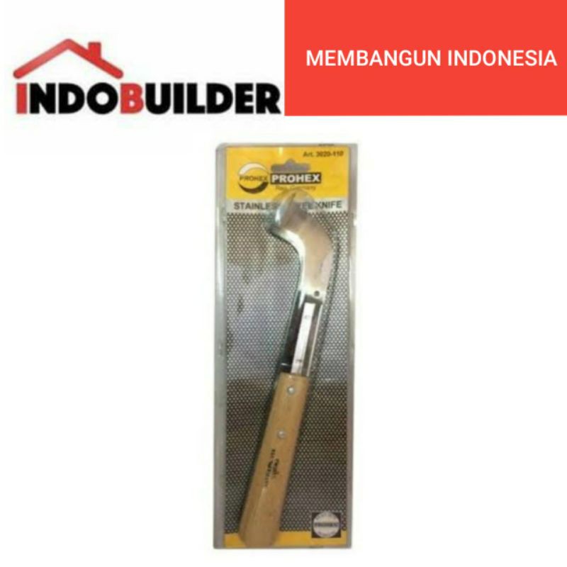 PROHEX PISAU SADAP KARET STAINLESS / KNIFE FOR RUBBER PLANT