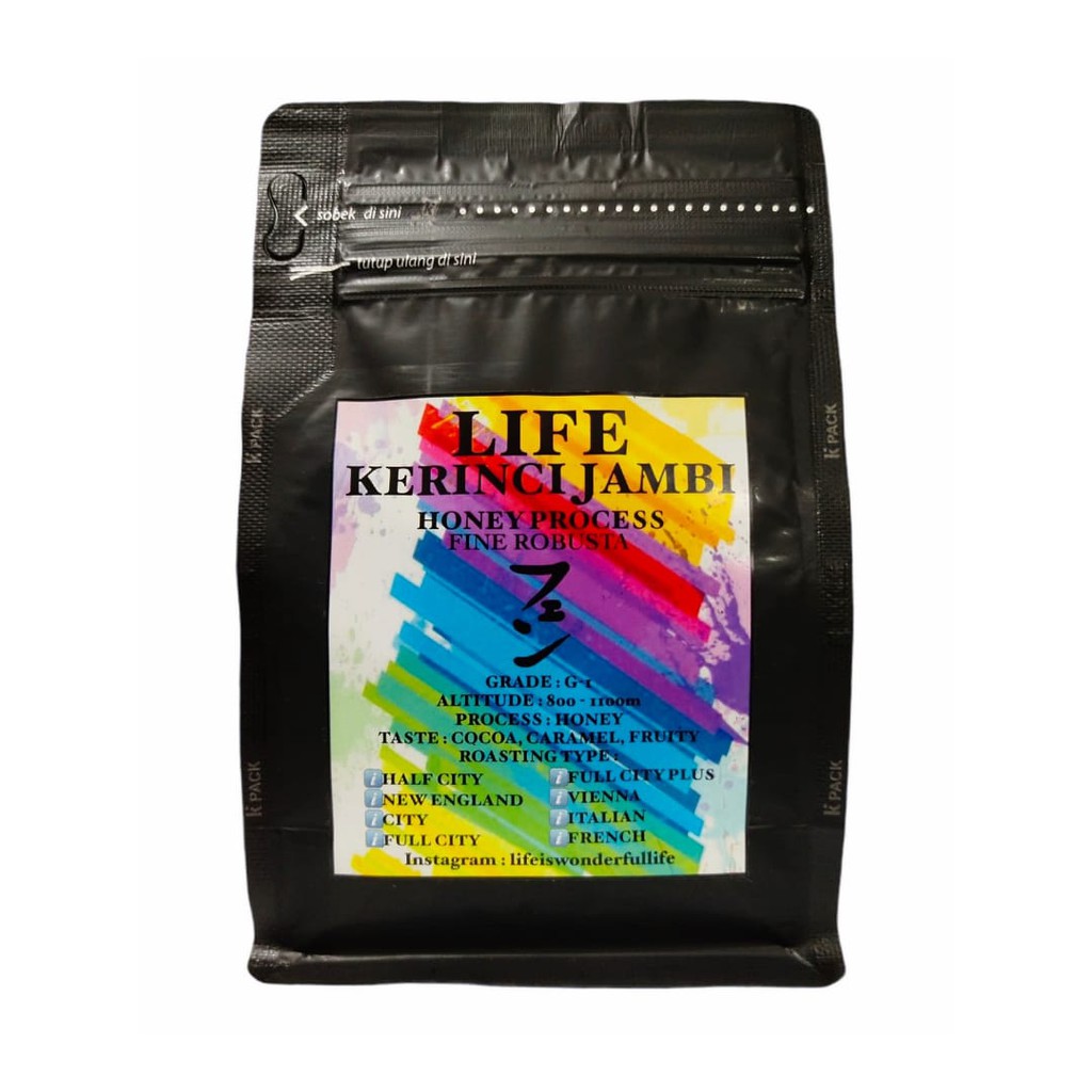 

Kopi LIFE Robusta Kerinci Jambi Honey Process
