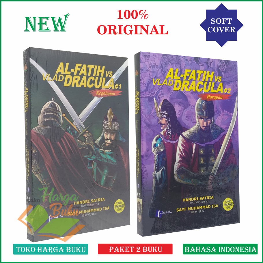 Komik Al-Fatih VS Vlad Dracula ORI Jilid 1 dan 2 ORIGINAL Full Color Buku Anak - Pustaka Alkautsar