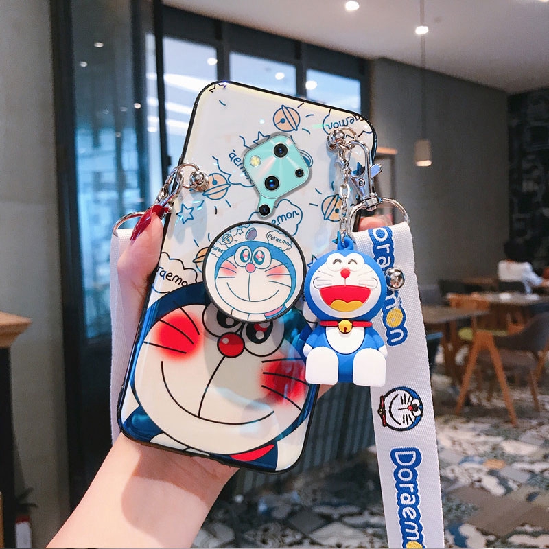  Kesing  HP  vivo S1 Pro Soft tpu Silicone Doraemon  Cartoon 