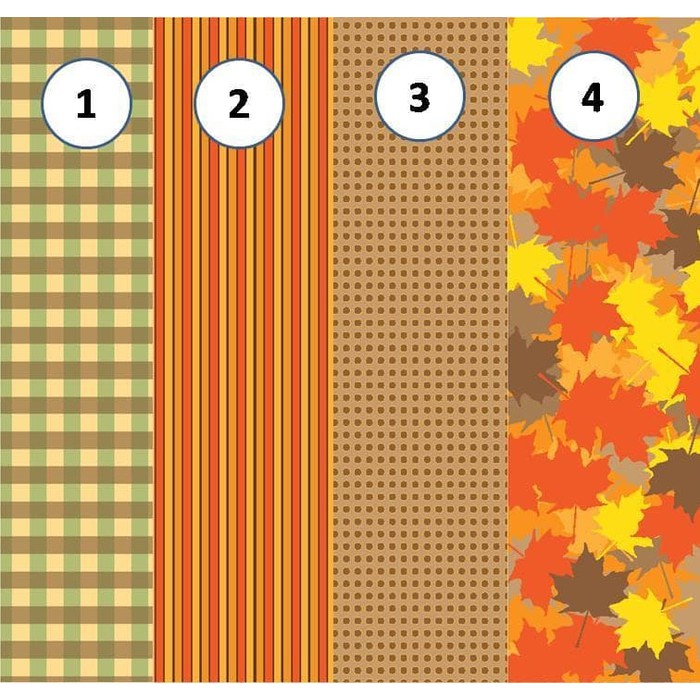 Kertas Scrapbook - Fall Autum Design (2)