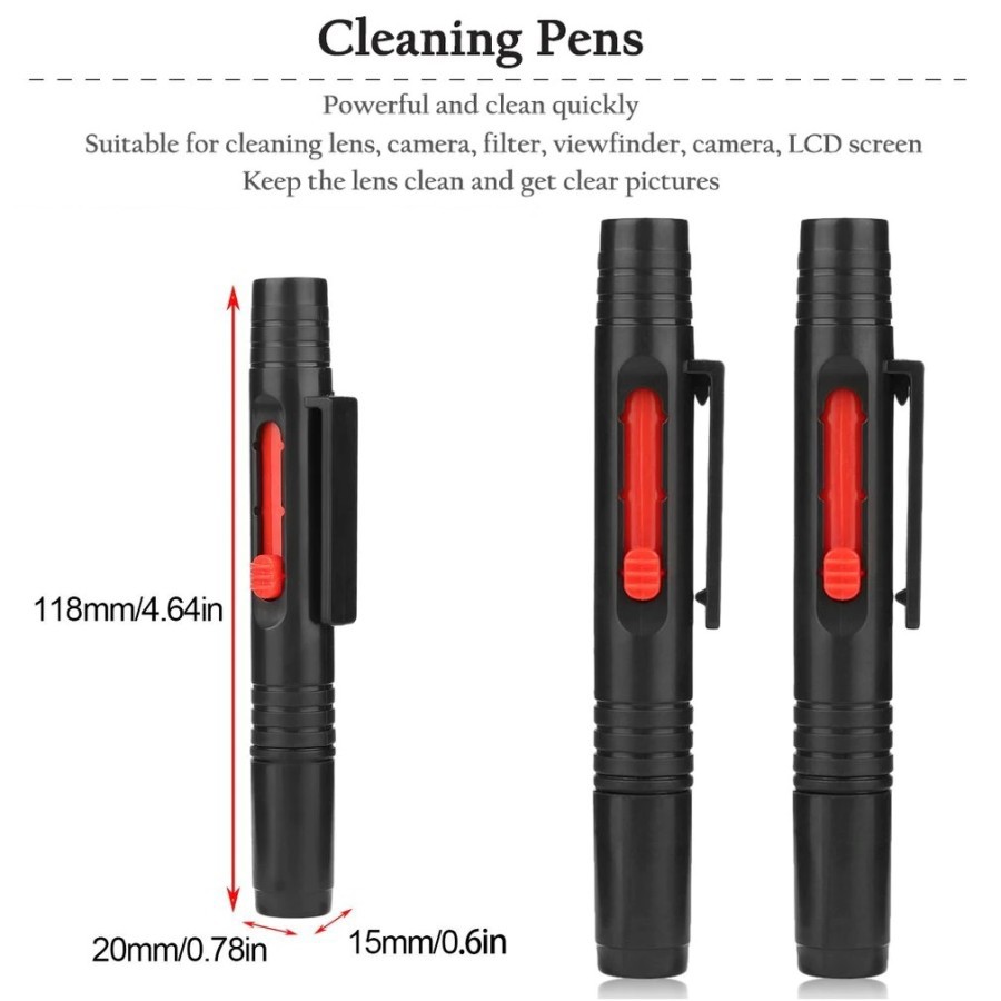 LensPen Pena Kuas Pembersih Lensa Kamera DSLR Brush Cleaner Lens 3in1