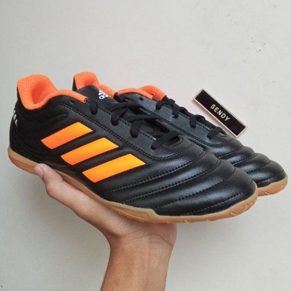 Adidas Copa 20.4 IN Black Orange EH1852 Sepatu Futsal Adidas Original Adidas Copa 20.4 Original