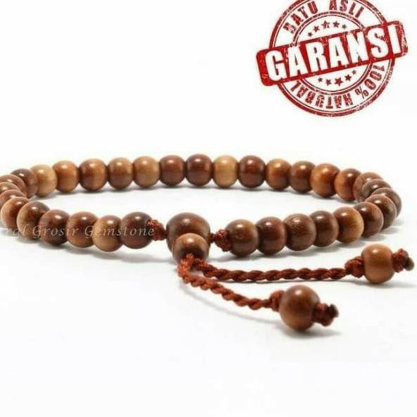♙ Gelang tasbih kayu stigi 33butir ♨