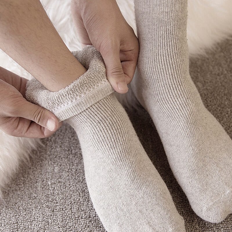 Kaos Kaki Tebal wol musim dingin unisexWinter thermal wool socks