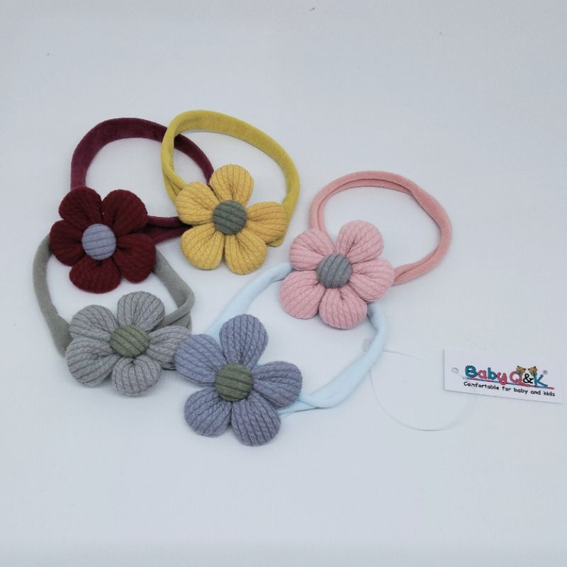 Q&amp;K Headband bunga coldore