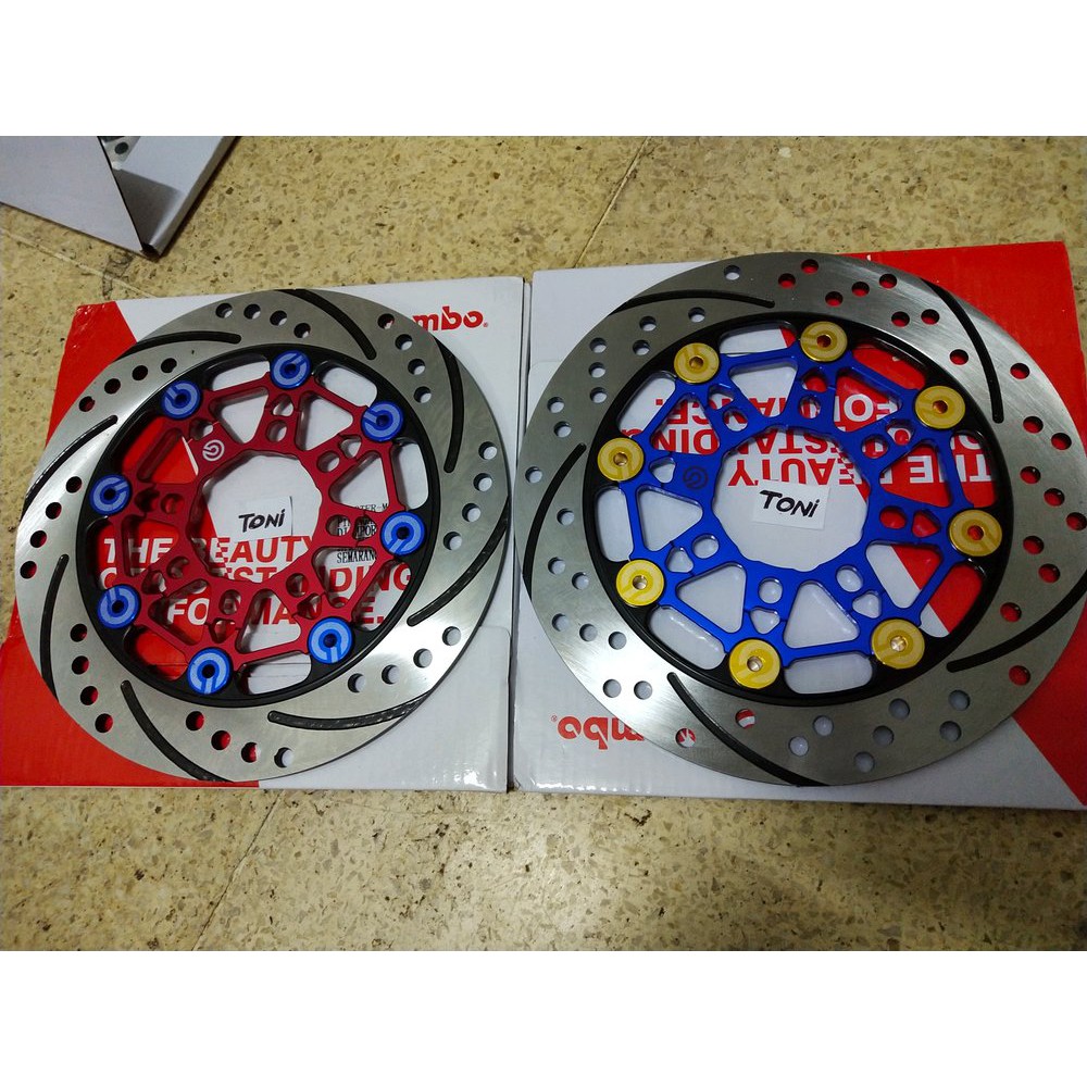 piringan cakram brembo220 mm motor mio soul sporty vario 110 125 150 beat scoopy aerox 125 kombina