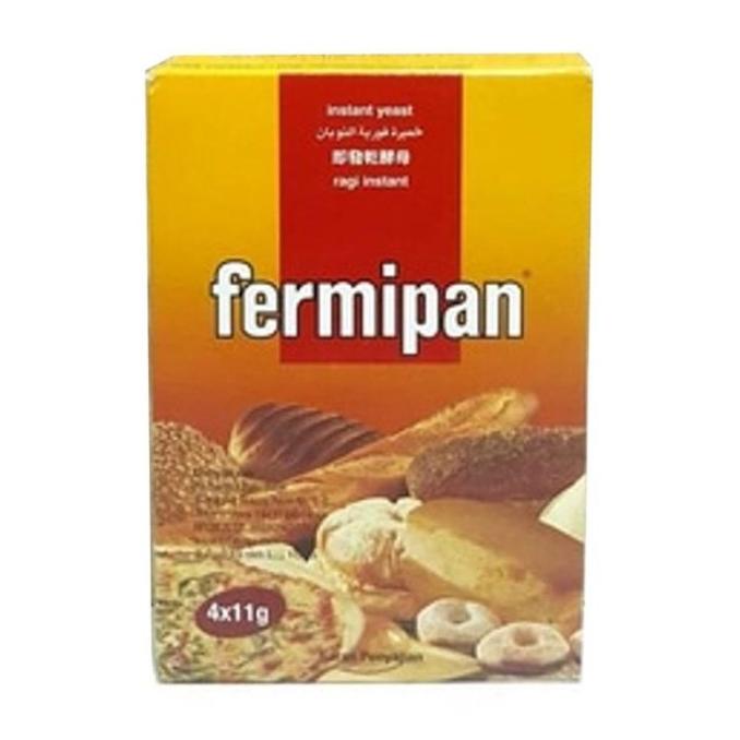 

Ragi Kering Instant FERMIPAN 4 X 11Gr (Instant Dry Yeast) Donat Roti KOMPLIT Kode 873