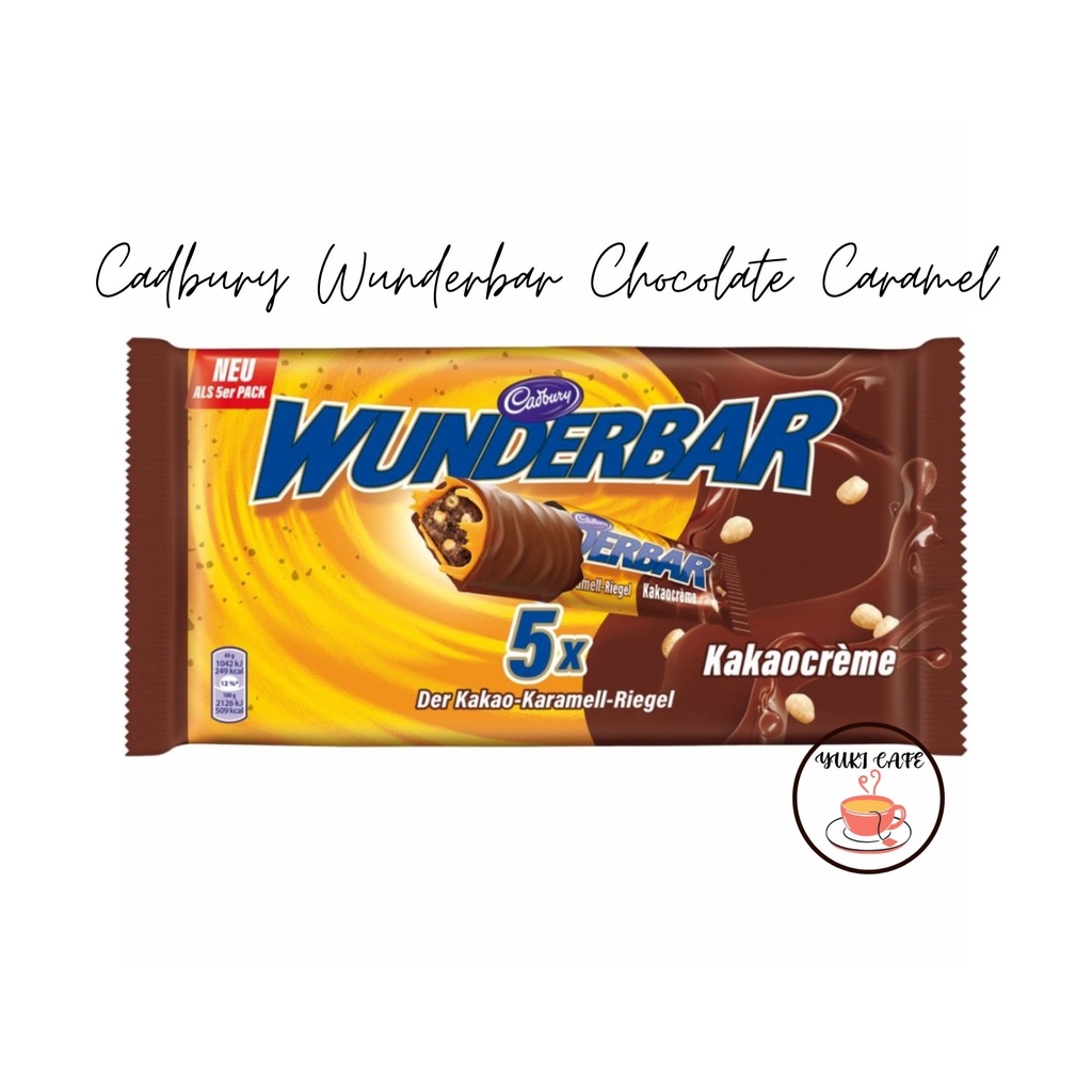 

COKELAT – CADBURY WUNDERBAR COCOA CARAMEL BAR
