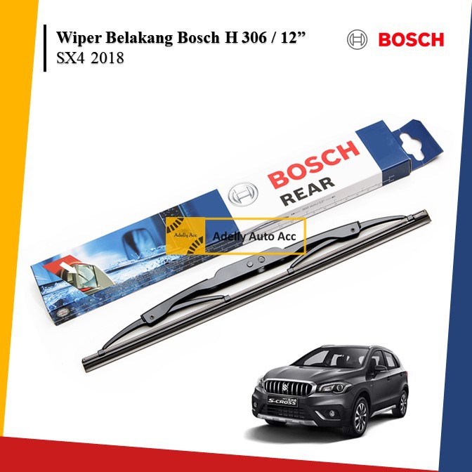 Rear Wiper / Wiper Belakang BOSCH H 306 - 12 Inci Mobil Suzuki SX4