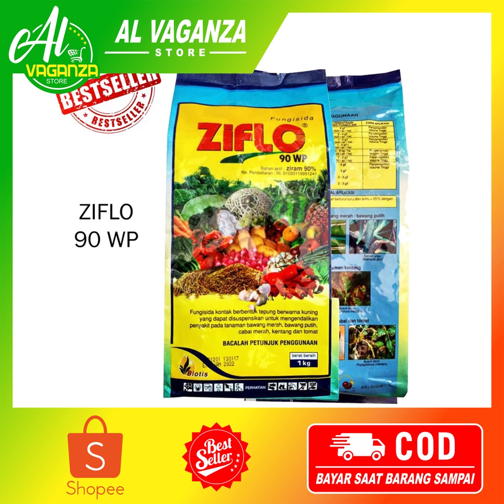 Obat Pertanian Pembasmi Jamur Fungisida ZIFLO 90WP