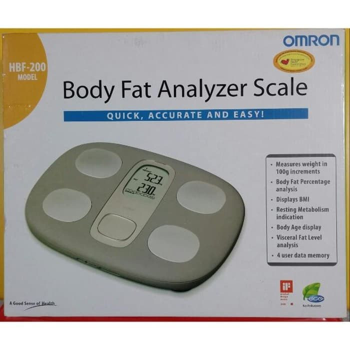 New Omron Body Fat Analyzer Scale HBF 200