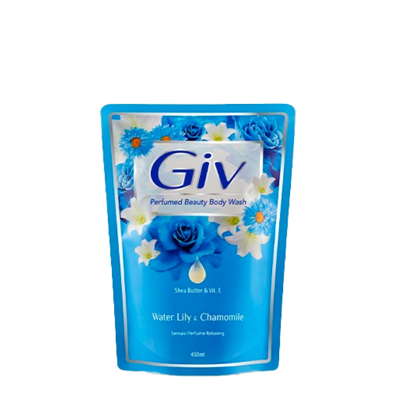 Giv Body Wash Biru Pouch 250 mL