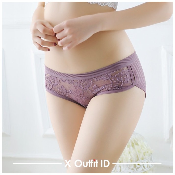 XOutfit - SEMPAK WANITA SEXY THONG BERENDA MULUS