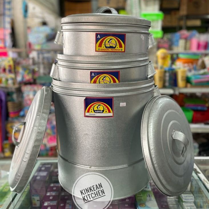 Langseng  Alumunium Panci Kukusan - Jumbo