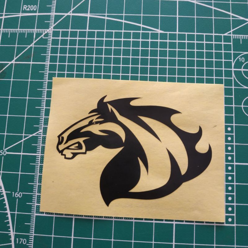 

stiker kuda mustang