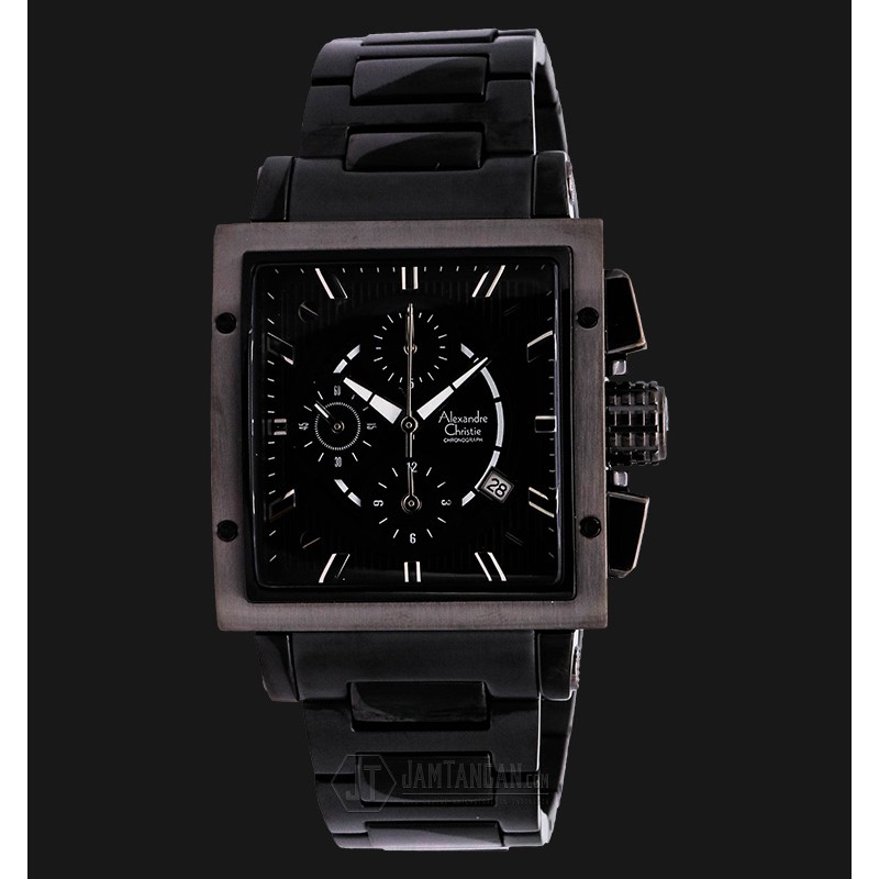 Alexandre Christie AC 6182 MC BEPBA Man Sport Black Dial Stainless Steel