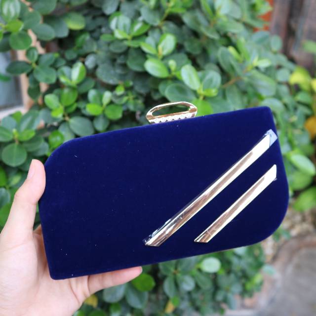 CLUTCH TAS PESTA WANITA GISEL SUEDE