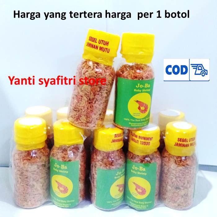 udang kering pakan ikan louhan/arwana/cupang/ikan hias dll