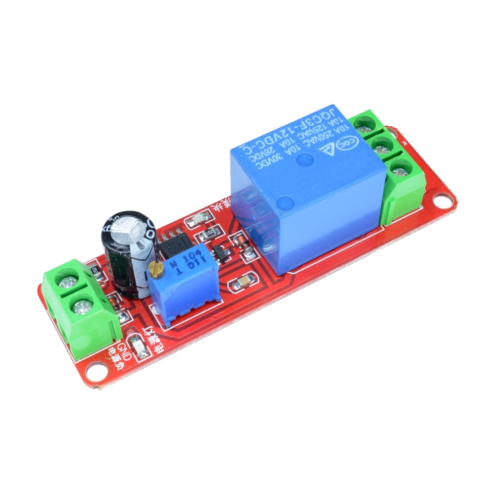 ✈【Fast/COD】✈ Modul NE555 Delay Switch Shield Timer DC 12V Adjustable 0-10 Detik