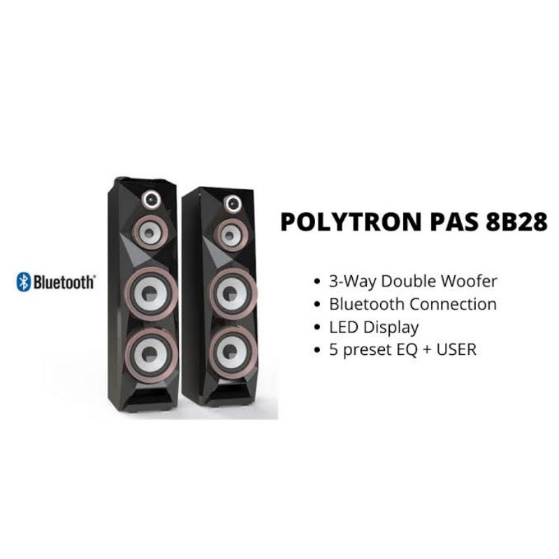 Speaker Aktif Polytron PAS 8B28 / PAS8B28