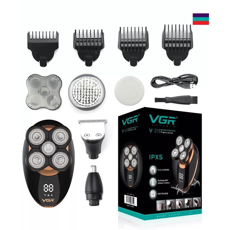 VOYAGER VGR V-316 Professional Electric Men Shaver - Alat Cukur Pria