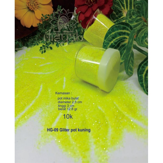 Glitter Pot Kuning