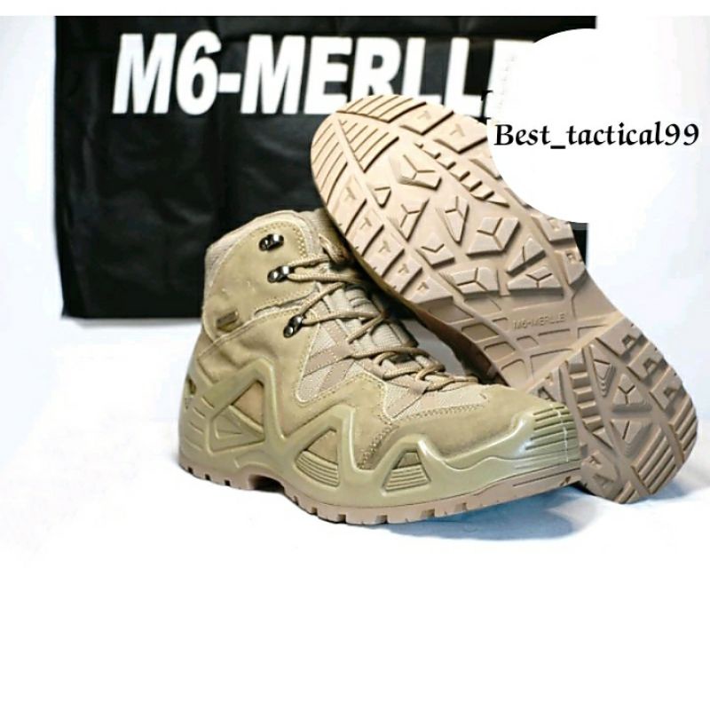 sepatu boots M6_merlle / boots tactical pendek 6 inchi / import