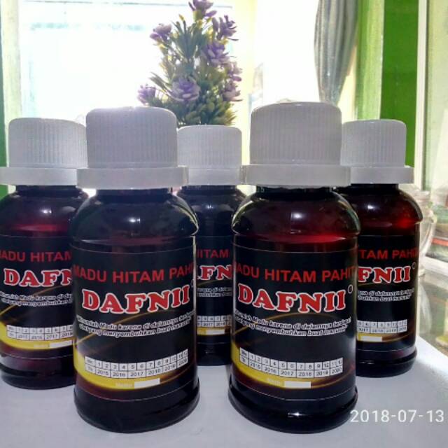

Madu hitam dafni 200gr 100% madu murni madu pahit tanpa campuran