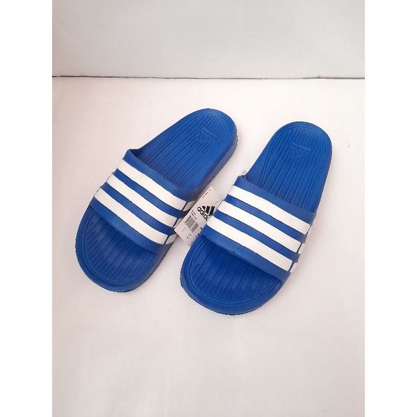 (Cod) Sandal flip flop import / sandal slop duramo / sandal slop obral / sandal adidas duramo-Biru