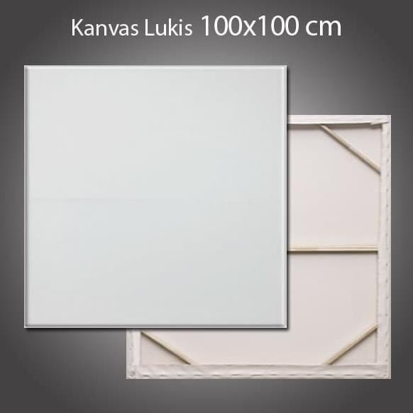 

Kanvas Lukis + Spanram 100x100 cm