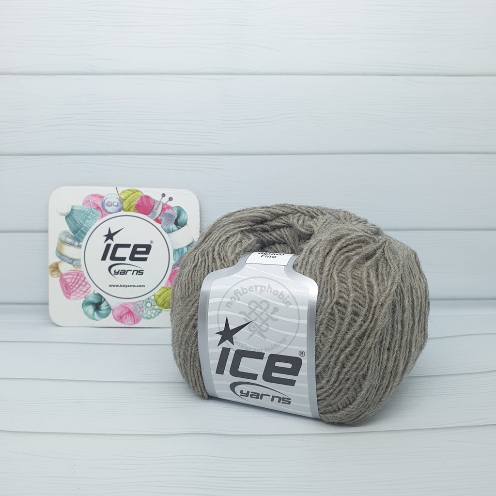 Benang Rajut Ice Yarns Peru Alpaca Fine - Camel