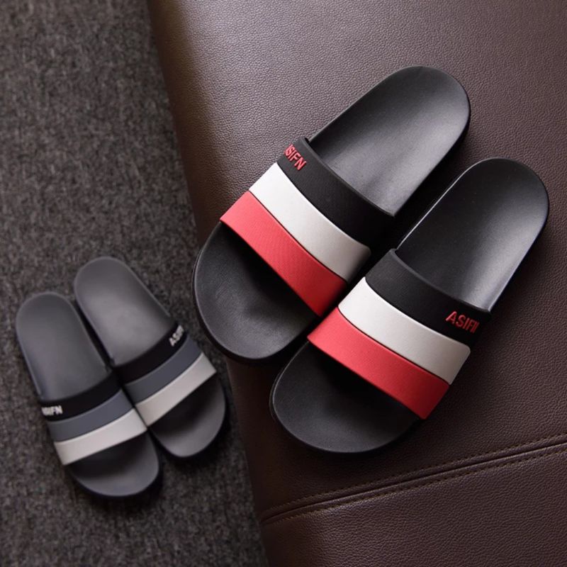 Sandal Slide Pria Sandal Karet Asifin Motif Baru