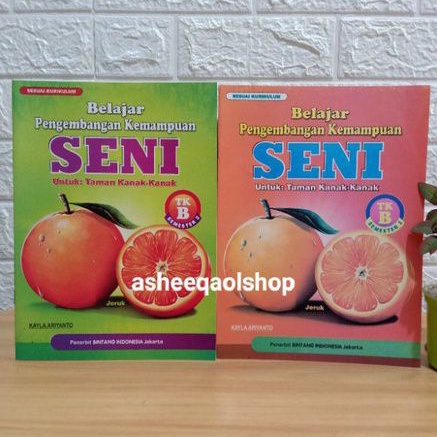 Buku Belajar Pengembangan Kemampuan Seni TK B