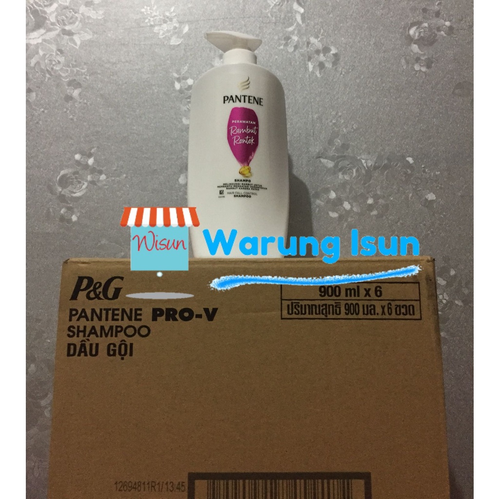 Pantene Shampoo Hair Fall Control 900ml [P&G]  EXP 2024 SAMPO ANTI HAIR FALL ORI PROMO SHAMPO P&G TE